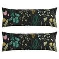 thumbnail image 1 of Small Floral Retro Body Pillow Cover 20x54 - Tropical Boho Long Pillow Case with Invisible Zipper - Soft Full Body Pillow Protector - Machine Washable Cozy Slipcover for Sleeping, 1 of 5