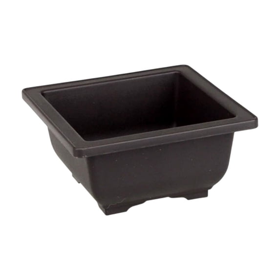 Small Flower Pots for Indoor Plants Plastic Pots with Drainage for s, Home Gardening, Balcony Decor, Brown