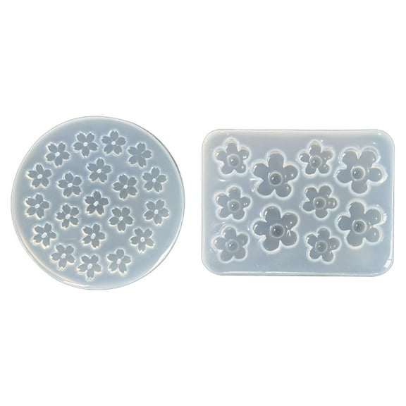Small Flowers Crystal Epoxy Resin Mold Earrings Jewelry Silicone Mould DIY Craft