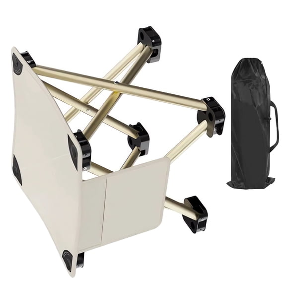 Small Foldable Camping Seat Load Bearing Design 150kg Support Quick Setups Oxford Cloth Construction with Side Pockets