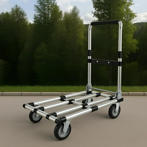 Small Folding Hand Truck Dolly with 6 Wheels