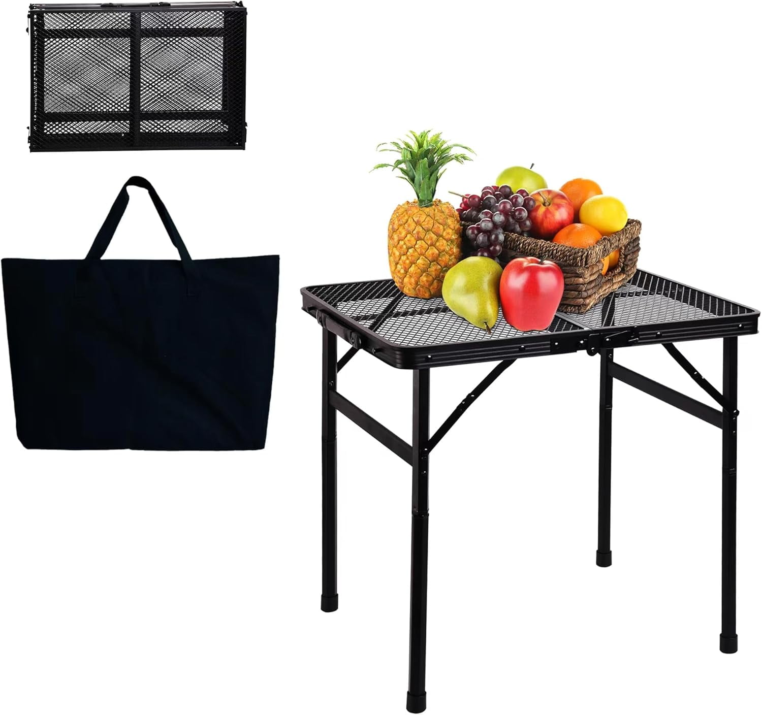 Small Folding Table for Camping Picnic Grill,Garden BBQ Side TablePortable