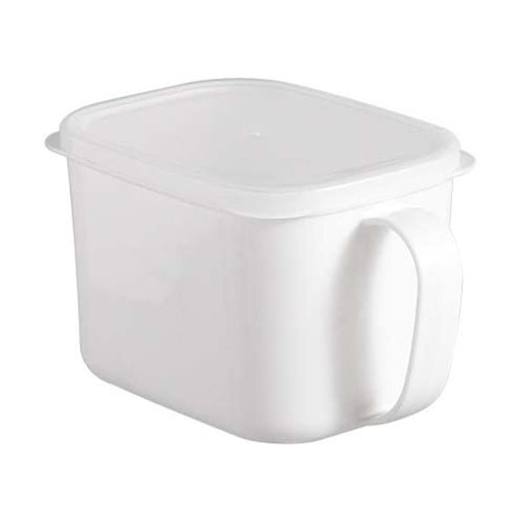 Small Food Container, Kadlawus Small Food Container, Compact Airtight Storage Canister with Handle, Pantry Organizer for Coffee, Tea, Sugar, Spices and Snacks, Clear and Stackable, BPA Free