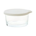 thumbnail image 1 of Small Food Storage Container,Glass Bowls with Airtight Lids,Airtight Leak Proof,Stackable Custard Cups Prep Bouillon Cups and Mixing Bowls For Dips Candy Dessert,Microwave Safe(White 10x5cm), 1 of 7