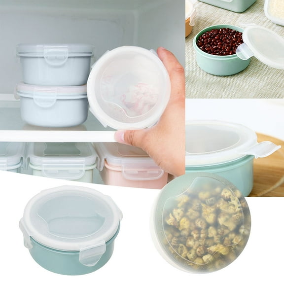 Small Food Storage Containers with Lids, Airtight Refrigerator Preservation Box, Snack Boxes for Adults,Small Kitchen Lunch Box, Plastic Containers with Lids, Sealed Box for Lunch（Blue）