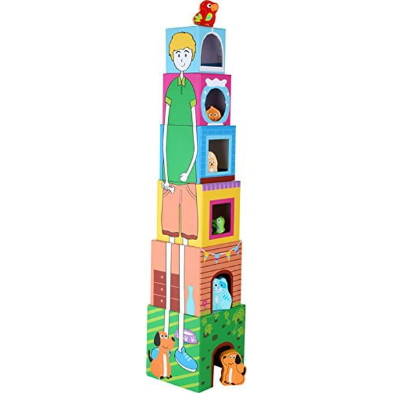 Small Foot 10044 Building Blocks with Animal Figures