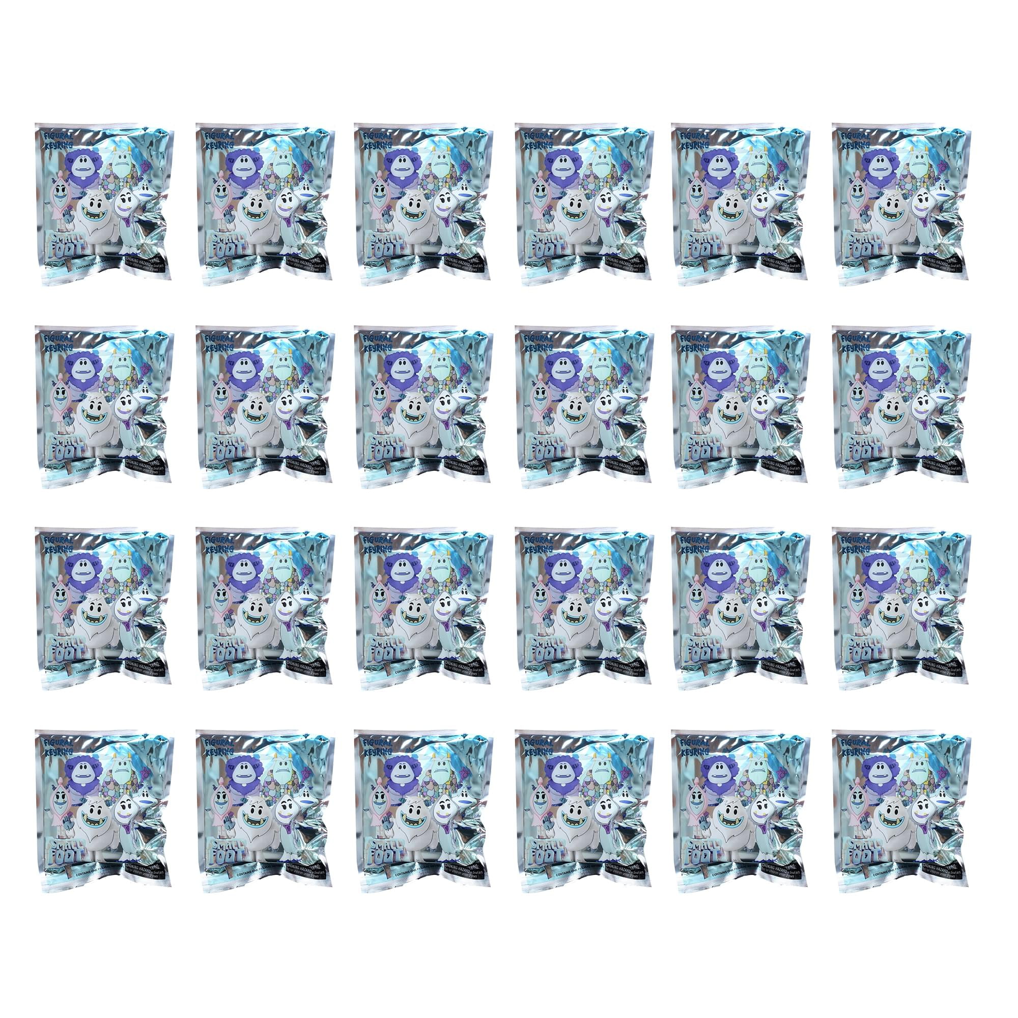 Small Foot Blind Bag Foam Figural Key Ring | Case of 24