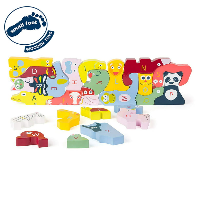 Small Foot Wooden Toys - Cute Animals ABC Puzzle