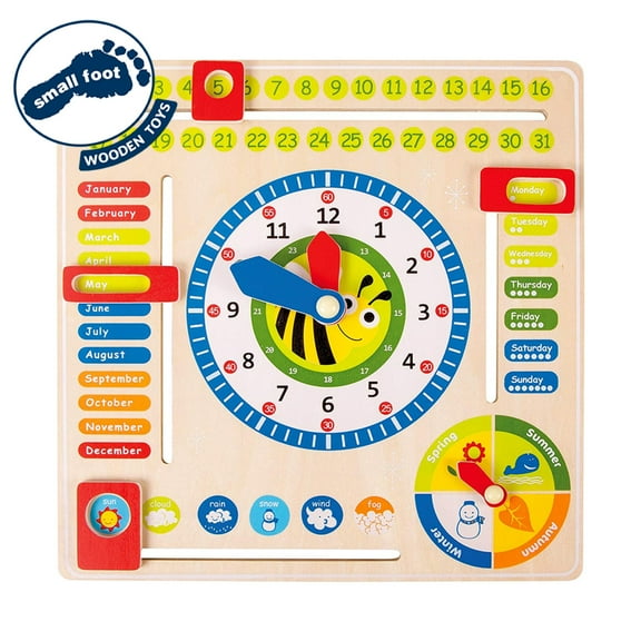 Small Foot Wooden Toys - Educational Calendar Board