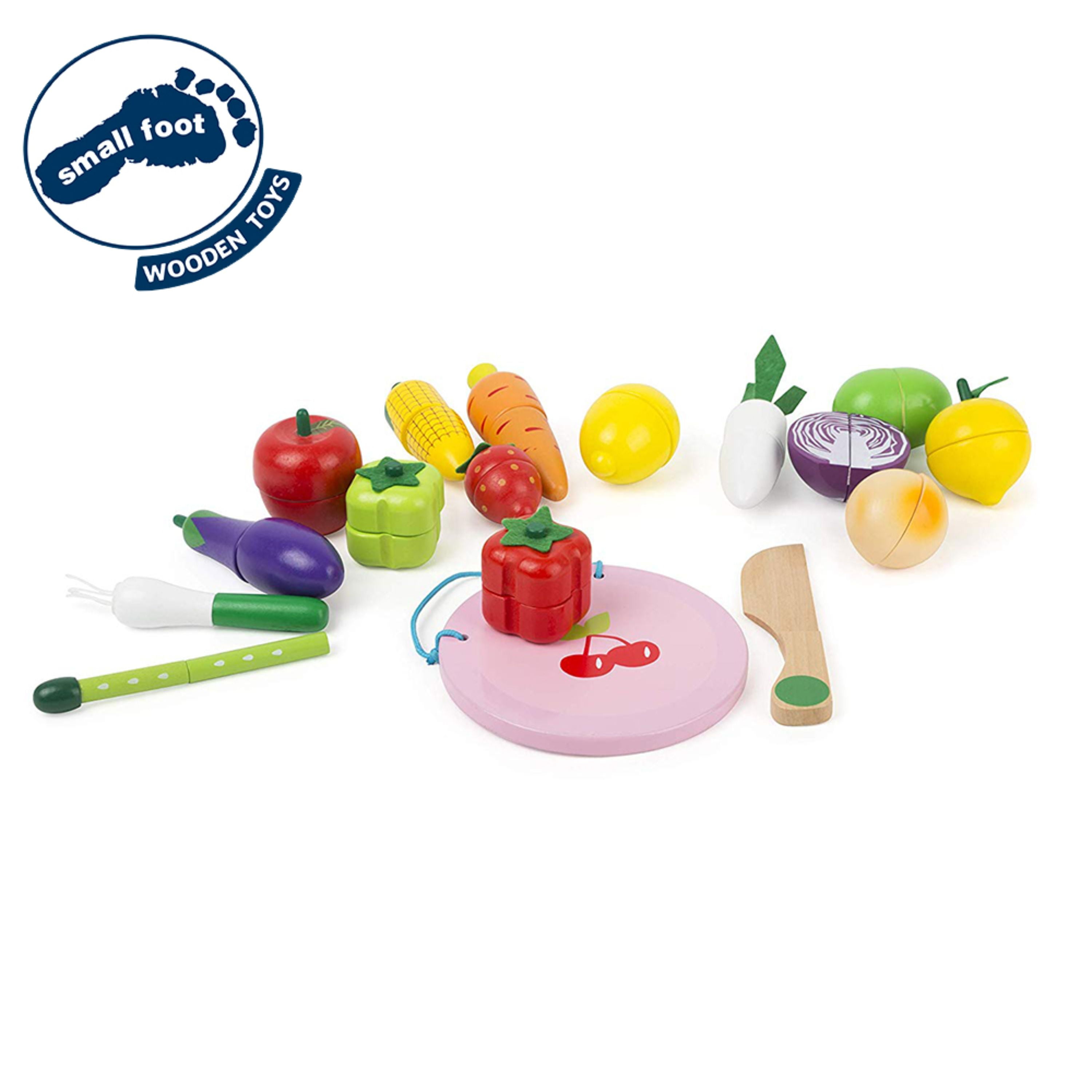 Small Foot Cuttable Pizza Set  Ten Little Toddler & Kids' Toys