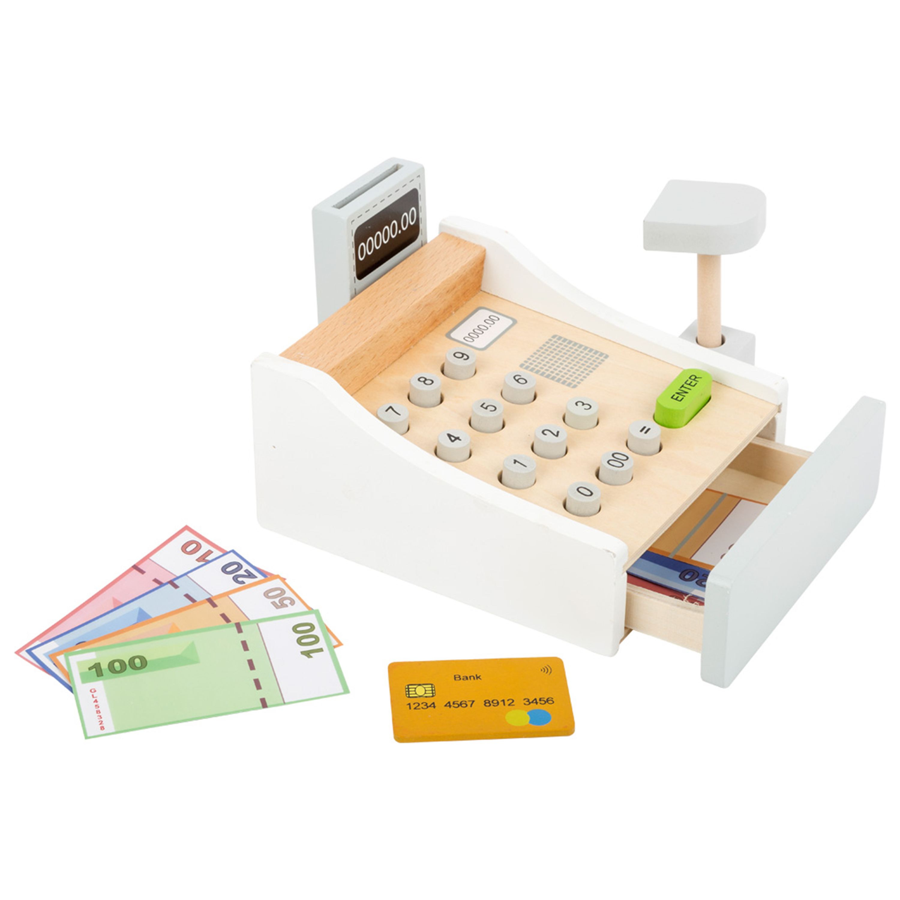 Small Foot Wooden Toys - Play Cash Register - image 1 of 4