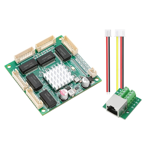 Small Form Factor 5 Port Gigabit Networking Switches With LED Indicators For Easy Monitoring And Setups