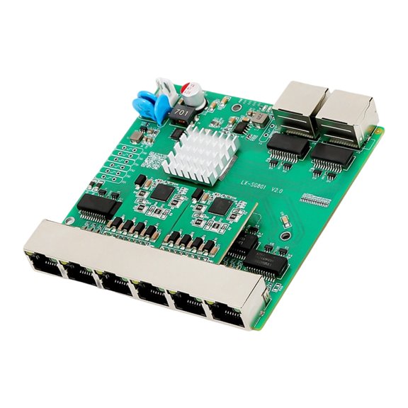 Small Form Factor 8 Port Gigabit Ethernet Switches With Adaptives Speed And LED Indicators