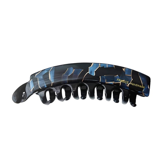 Small French Anti-Slip Banana Clip for High Ponytail, Vertical Twist Hair Clip for Thin Hair
