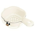thumbnail image 1 of Small Fruit Colander, Vegetable Draining Basket, Fruit Washer, Plastic Strainer Bowl with Handle for Home Kitchen Dining Bar, 1 of 8