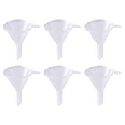 Small Funnel,Mini Funnel Kitchen Use,Plastic Funnels Narrow Neck Funnel,Mini Clear Plastic Funnel for Bottling Cosmetics,Liquids and Oil Filling,Easy Transfer of Essential Oils K5Q6