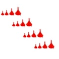 thumbnail image 1 of Small Funnel Set for Kitchen, 16 Pack Plastic Funnel Set, Multipurpose Wide Mouth Funnels for Filling Bottles, Daily Cooking, and Water or Powder Transfer, Multisize, 1 of 9