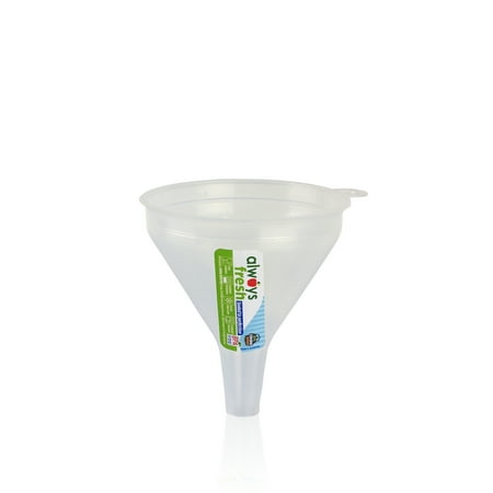 Small Funnel for Kitchen Use - Natural - Clear - Food Storage, Portion Control, Dishwasher Safe, Microwave Safe