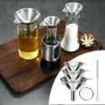 thumbnail image 1 of Small Funnels under $5! Yannianjz Metal Small Funnels for Filling Bottles Stainless Steel Small Kitchen Funnel Set for Transferring Essential Oils Liquid Fluid Spice Dry Ingredients Powder, 1 of 8
