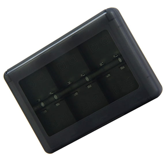 Black Game Cards Storage Case with 28 Slots for Lasting Protection and Easy Use 9 Slots
