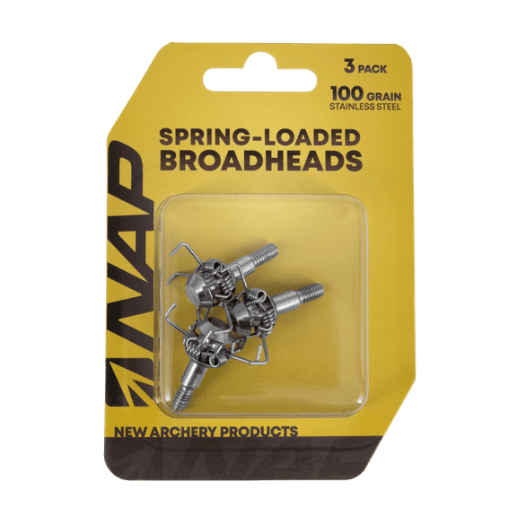 New Archery Products Small Game Spring-Loaded Broadhead