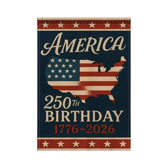 Small Garden Banner 4Th Of July Independence Day Patriotic Star Usa Commemorative Design Outdoor For Yard Exterior Home Seasonal Patriotic Decoration Wall Hanging Flag A 32*47
