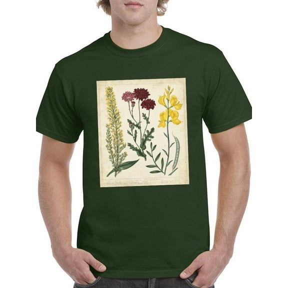 Small Garden Display Iii T-Shirt Men -Sydenham Edwards Designs, Male Medium