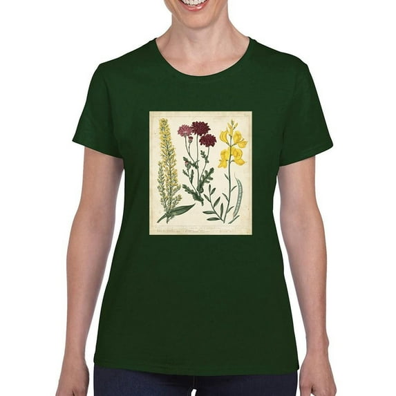 Small Garden Display Iii T-Shirt Women -Sydenham Edwards Designs, Female 3X-Large