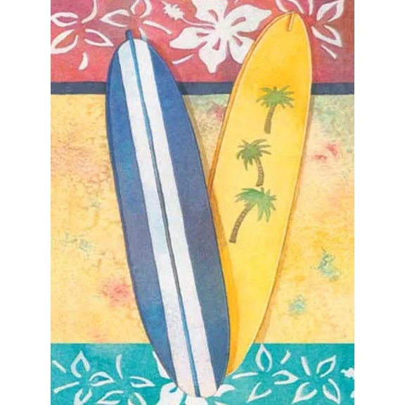 Small Garden Flag -Beach Summer Surfboards