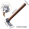 thumbnail image 1 of Small Gardening Tools Portable Hoe with Manganese Steel Blade for Multi-Purpose Use in Farming, Hammering and Removing Nails, S/M/L Size Options, 1 of 2