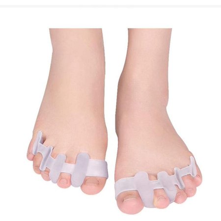 Small Gel Toe Separators, Hallux Valgus Corrector,Silicone Separator, Adult Separator,Toe Spacers for Overlapping Toes,Foot Splint Stretcher Spacer Spreader Tailors Claw