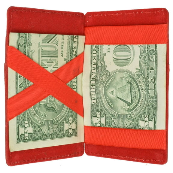 Small Genuine Leather Mens Magic Card Holder Wallet 1420 (C)