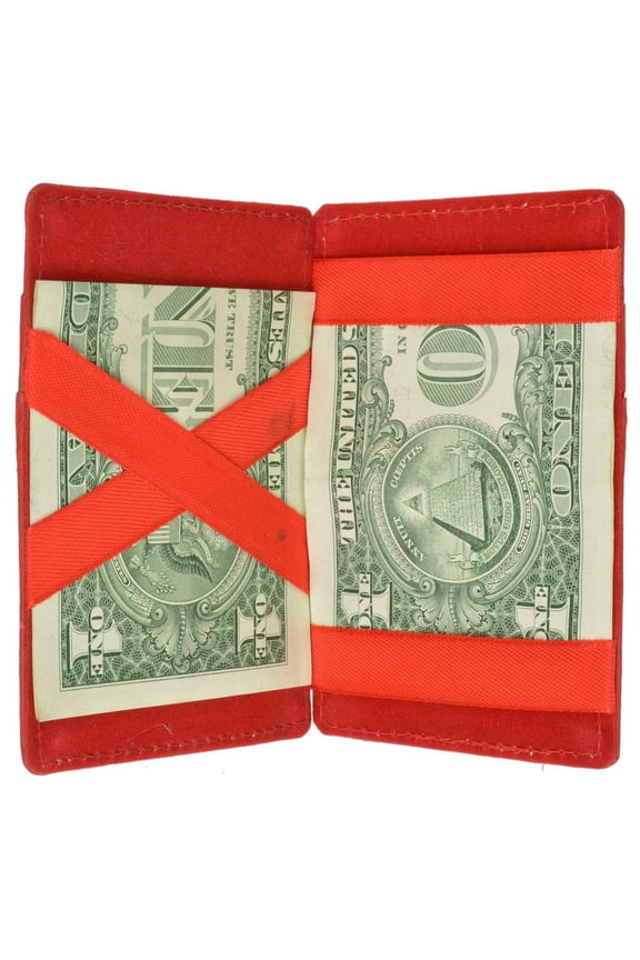 Small Genuine Leather Mens Magic Card Holder Wallet 1420 (C)