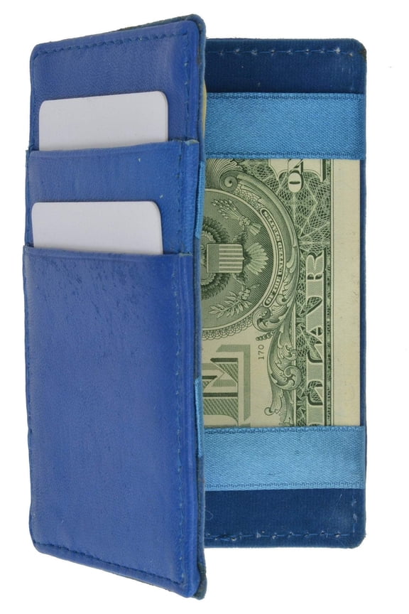 Small Genuine Leather Mens Magic Card Holder Wallet 1420 (C)