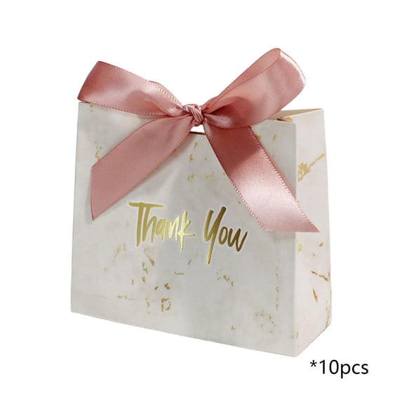 Small Gift Bags,Mini Thank You Bags Paper Gift Bag with Bow Ribbon, Small Candy Bags Gift Bag for Birthday Wedding Baby Shower