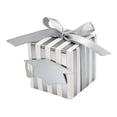thumbnail image 1 of Small Gift Boxes, Creative Favor Boxes Paper Gift Boxes with Ribbon & Graduation Caps Decor for Presents, Crafting, Cupcake Boxes, Gifts, Candy Boxes for Commencement Party, 1Pc(Silver,2x2x2"), 1 of 9