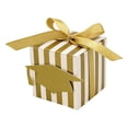 thumbnail image 1 of Small Gift Boxes, Creative Favor Boxes Paper Gift Boxes with Ribbon & Graduation Caps Decor for Presents, Crafting, Cupcake Boxes, Gifts, Candy Boxes for Commencement Party, 1Pc(Gold,2x2x2"), 1 of 9
