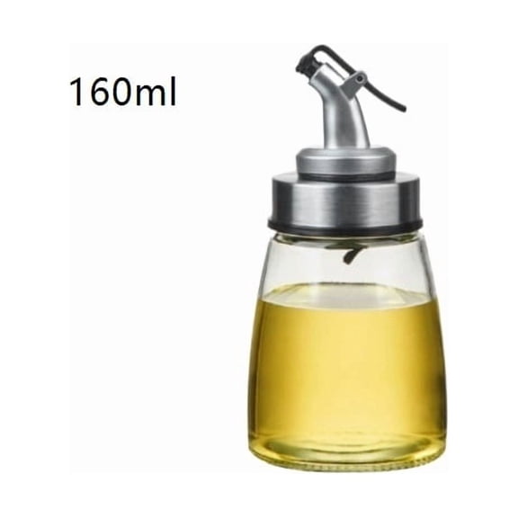 Small Glass Oil Pot for Kitchen - Sesame Oil Dispensing Jar without Sealing Plug