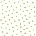 thumbnail image 1 of Small Gold Dot Peel and Stick Wallpaper, 1 of 10