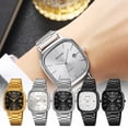 thumbnail image 1 of Small Gold Tone Square Calendar Quartz Watch - Sleek Mini Gold Square Dial Watch, Date Display, Precise Quartz Movement, Elegant Casual Formal Wear for Women Girls Daily Use, 1.8*1.4in, A, 1 of 6