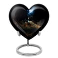 thumbnail image 1 of Small Golden Peacock In Blooming Keepsake Urns For Human Ashes - Urns For Adults Men & Womem - Urn For Human Ashes Adult - Unique Small Ash Urns For Human Remains (Size - 3inch, 1pcs), 1 of 5