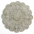 thumbnail image 1 of Small Gray Medallion Wall Decor, 1 of 2