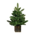 thumbnail image 1 of Small Green Artificial Christmas Tree Tabletop Holiday Decoration for Living Room Bedroom and Office Mini Desktop Tree for Festive Scene Display Compact Christmas Ornament, 1 of 7