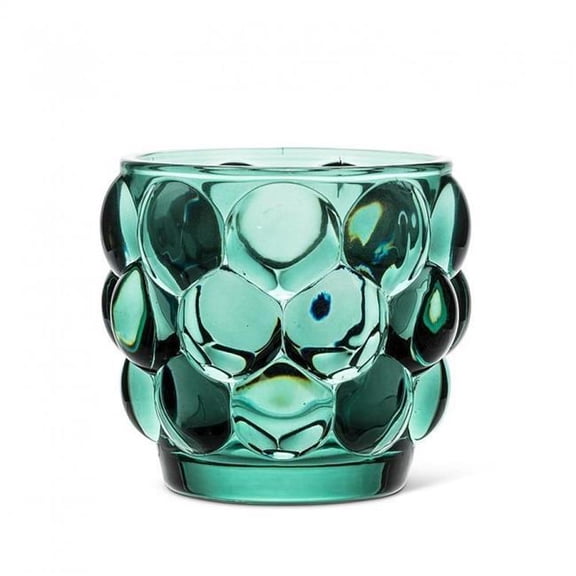 MDR Trading Inc. AB-27-METRO-925-GRN_Q01 Small Green Bubble Votive Candle Holder
