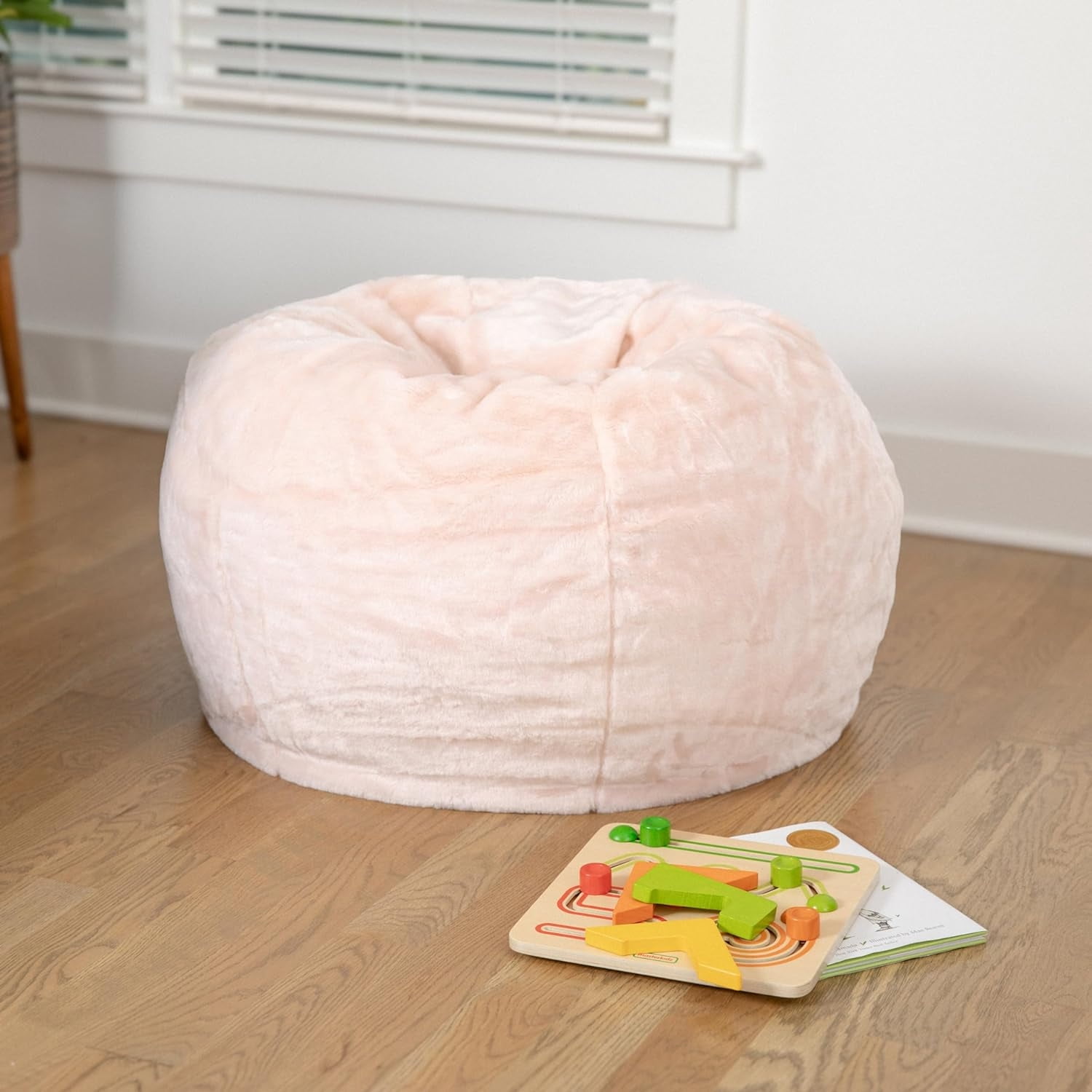 Small Green Dot Bean Bag Chair for and Teens