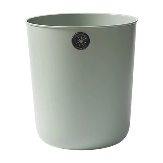 Small Green Trash Can, No Lid Mini Wastebasket for Bathroom Bedroom Kitchen Dorm Room Office Desk, Durable All Purpose Small Plastic Garbage Bin for Indoor Use