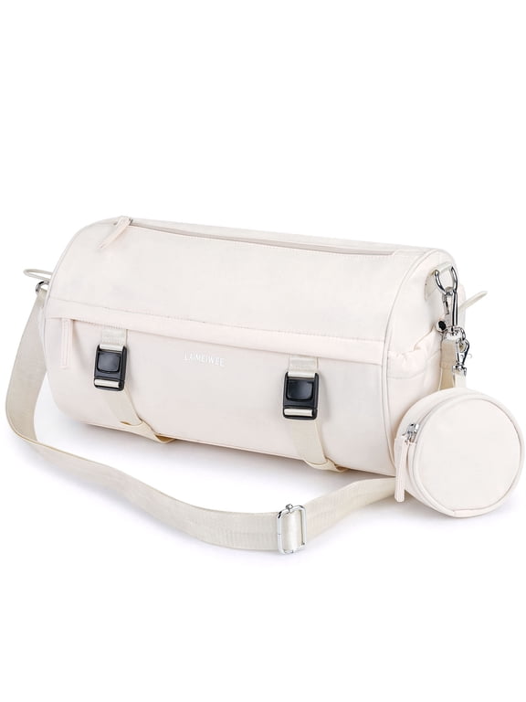 Small Gym Bag for Women Men, 15L Compact Workout Yoga Bag with Wet Pocket and Yoga Mat Holder, Mini Sport Duffle Bags for Dance, Pilates, Ballets, Swimming, Travel (Begei)