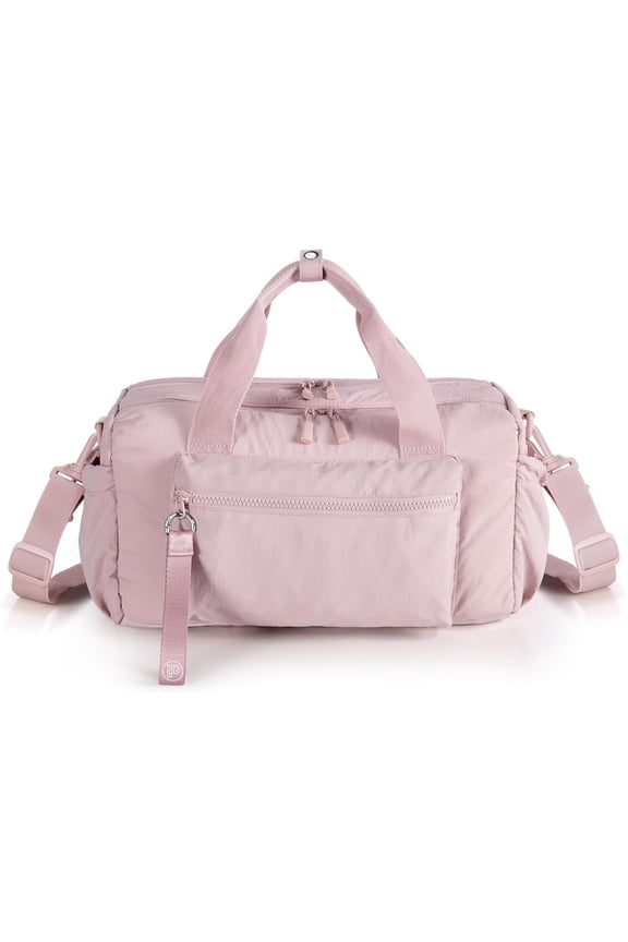 Small Gym Bag for Women, Mini Duffle Bag with Wet Compartment, 12L Travel Carry Weekender Bag for , Workout and Fitness,