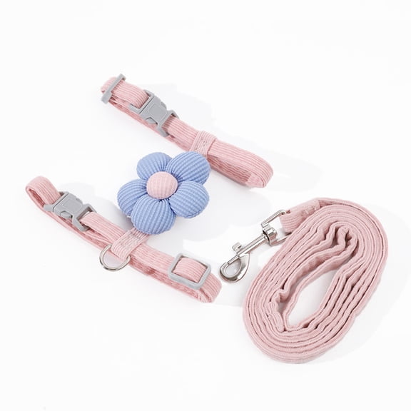 Small H-Shape Cat Harness Leash Set, Adjustable Escape Proof Kitten Walking Vest, Soft Comfortable Pet Harness for Outdoor Travel, Lightweight Kitty Leash for Small Cats Kitten Puppy S Size