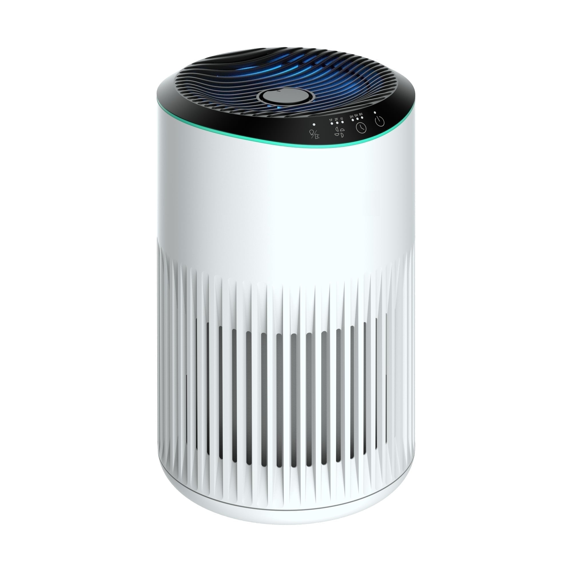 MORENTO Small HEPA Air Purifier with Fragrance Sponge, 22dB Sleep Mode for Bedroom, 225 sqft, White